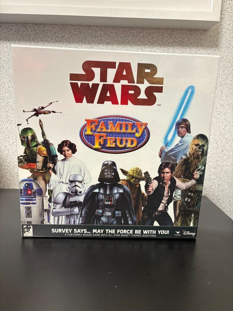 Star Wars Family Feud Board Game New Sealed Disney Lucasfilm Cardinal 2017